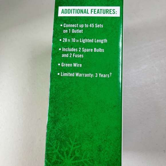 4 boxes of Home Accent string lights. Red lights -Green Wire LED String Lights - Picture 2 of 4